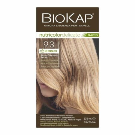 Farba Biokap Delicato Rapid, 9.3 Bardzo Jasny Złoty Blond (uszkodzone opakowanie)