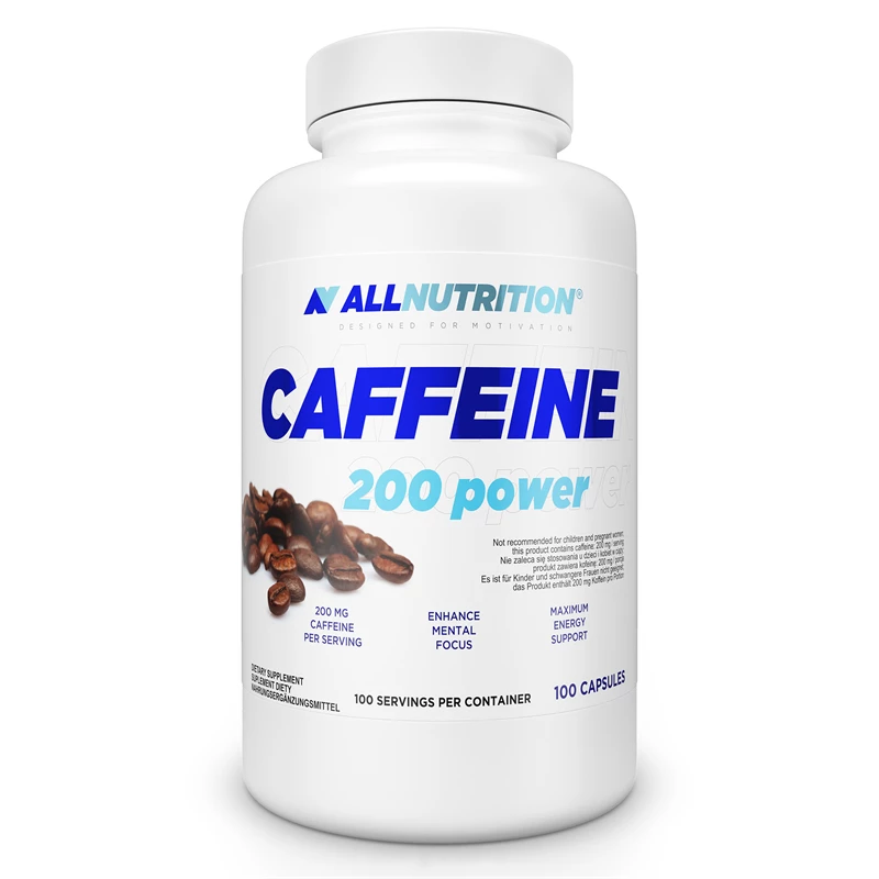 Allnutrition caffeine 200 power, 100 kap