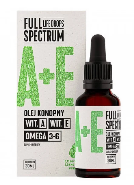 Full Spectrum Olej Konopny A+E, 30 ML