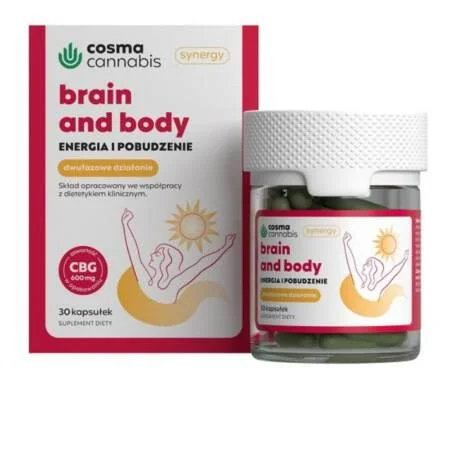 Cosma Cannabis Synergy Brain and Body, 30 kapsułek