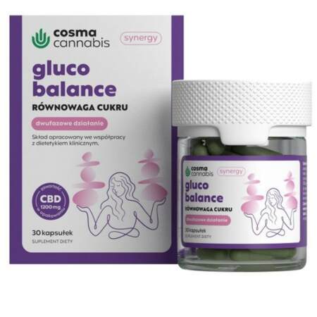 Cannabis Synergy Gluco Balance, 30 kapsułek