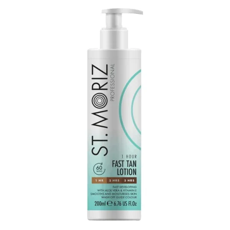 ST.MORIZ 1 hour fast tan lotion 200ml